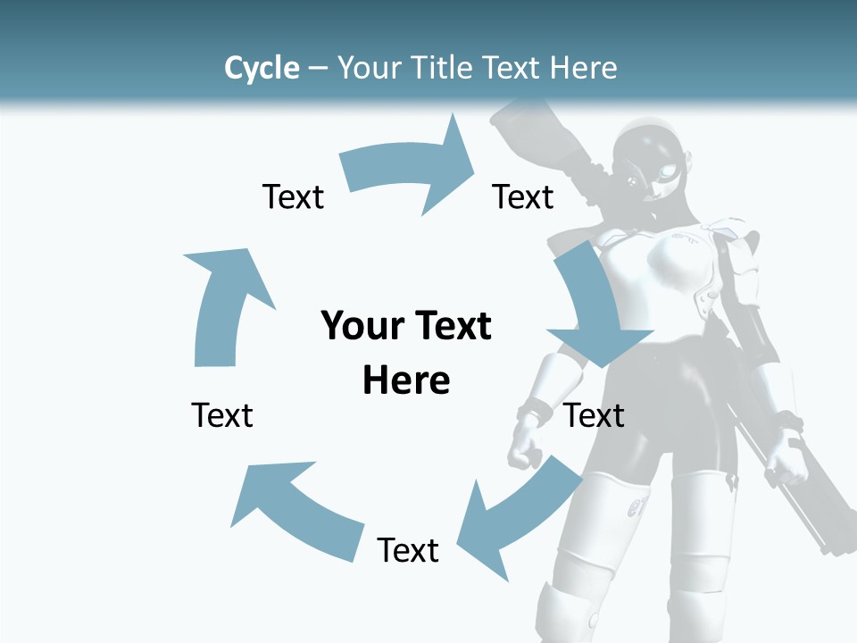 Female Attractive Beautiful PowerPoint Template