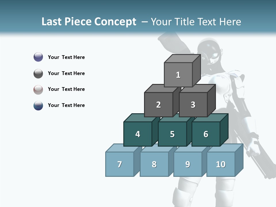 Female Attractive Beautiful PowerPoint Template