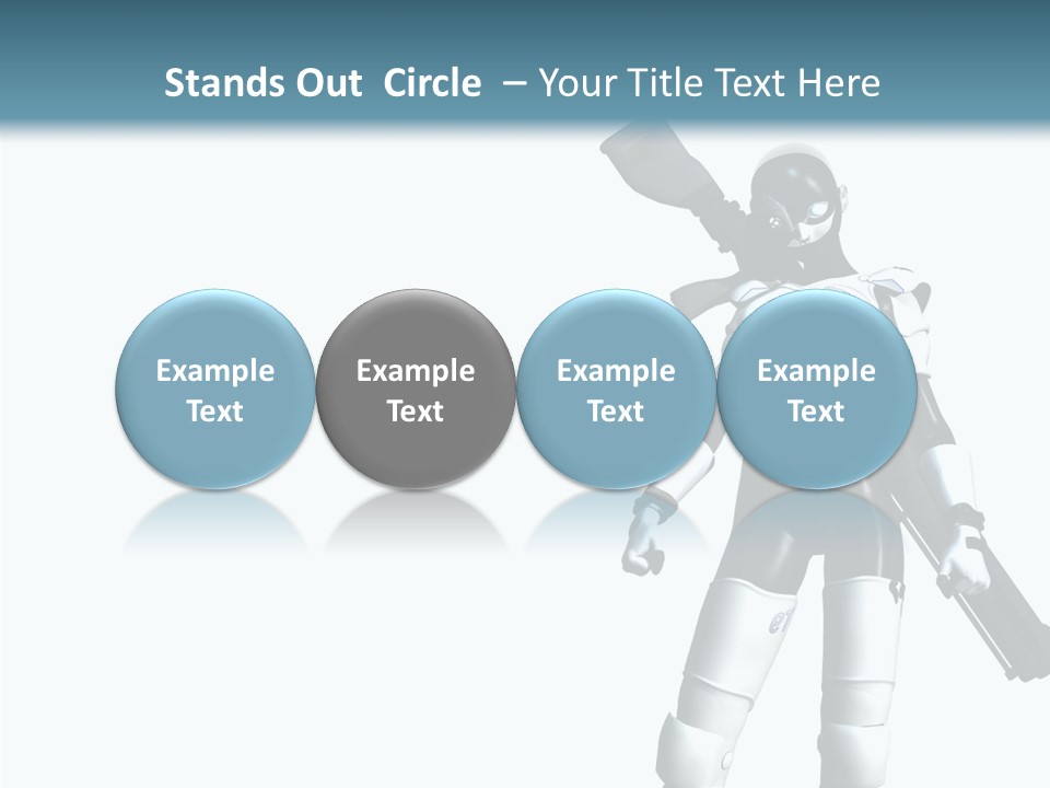 Female Attractive Beautiful PowerPoint Template