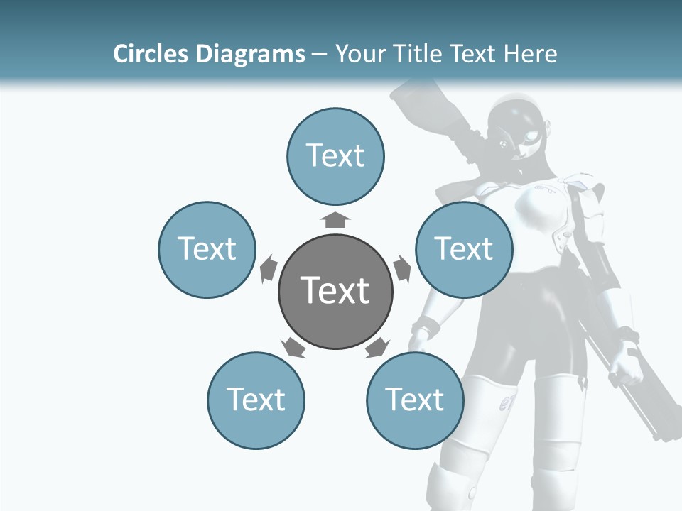 Female Attractive Beautiful PowerPoint Template