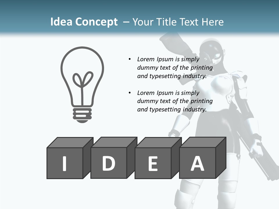 Female Attractive Beautiful PowerPoint Template