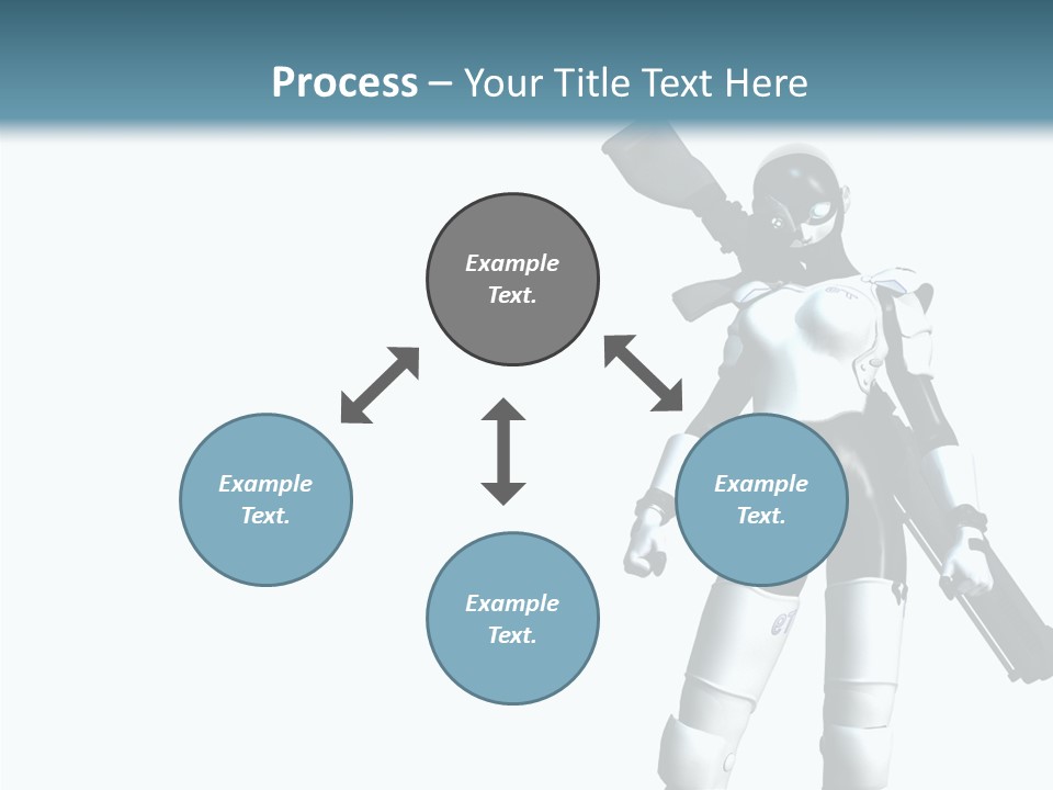 Female Attractive Beautiful PowerPoint Template