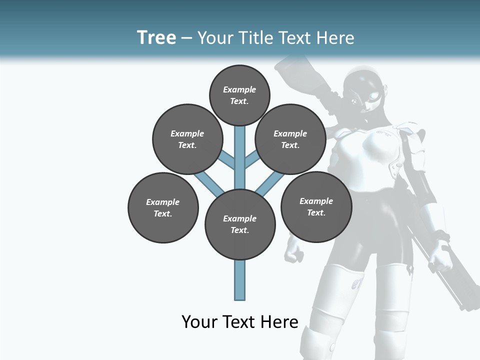 Female Attractive Beautiful PowerPoint Template