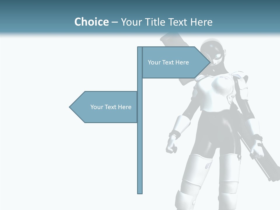 Female Attractive Beautiful PowerPoint Template