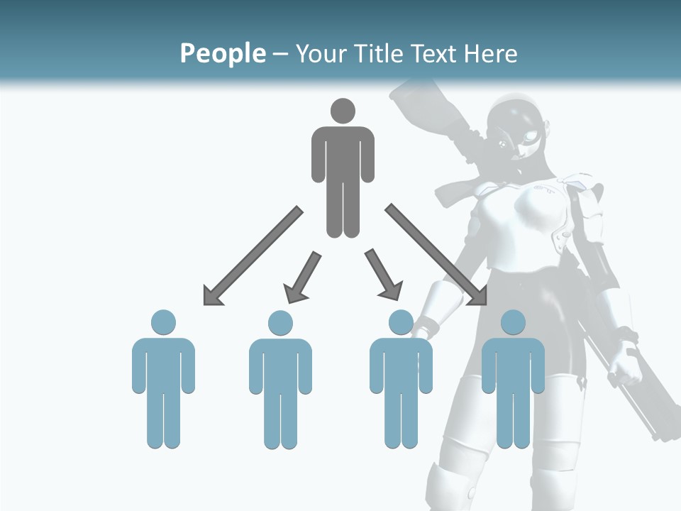 Female Attractive Beautiful PowerPoint Template