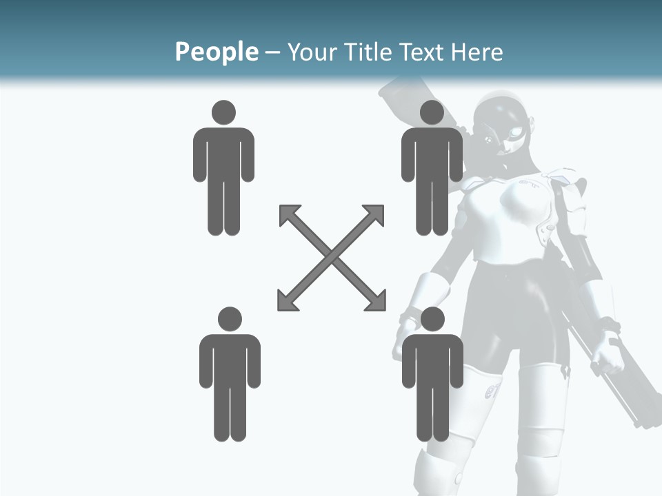 Female Attractive Beautiful PowerPoint Template