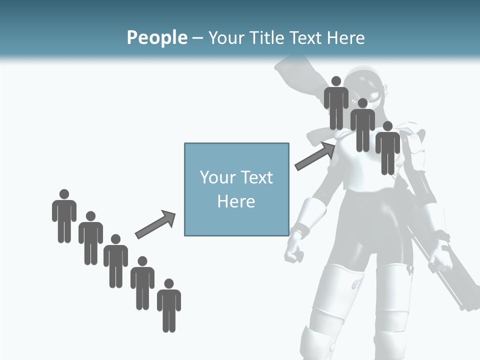 Female Attractive Beautiful PowerPoint Template