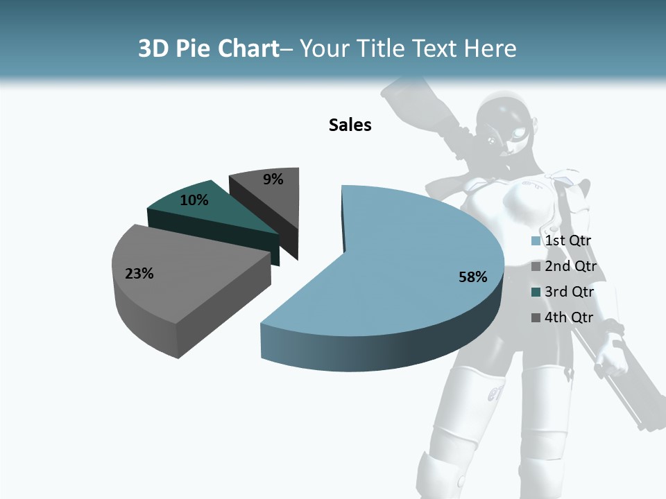 Female Attractive Beautiful PowerPoint Template