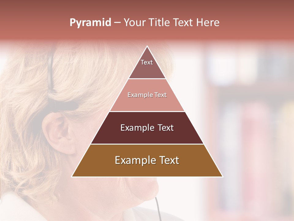 Female Microphone  PowerPoint Template