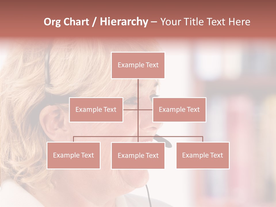 Female Microphone  PowerPoint Template