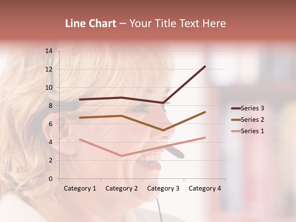 Female Microphone  PowerPoint Template