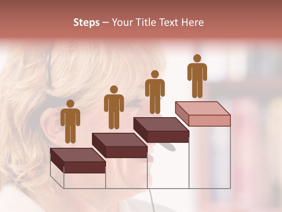 Female Microphone  PowerPoint Template