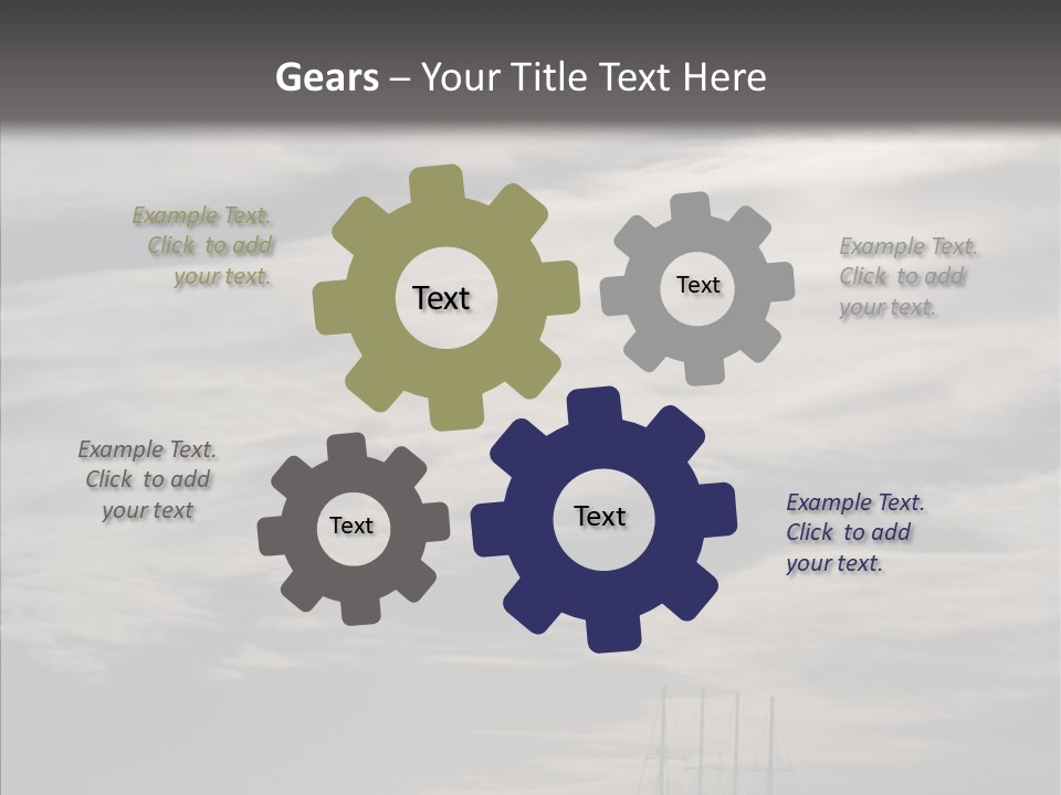 Background Summer Sea PowerPoint Template