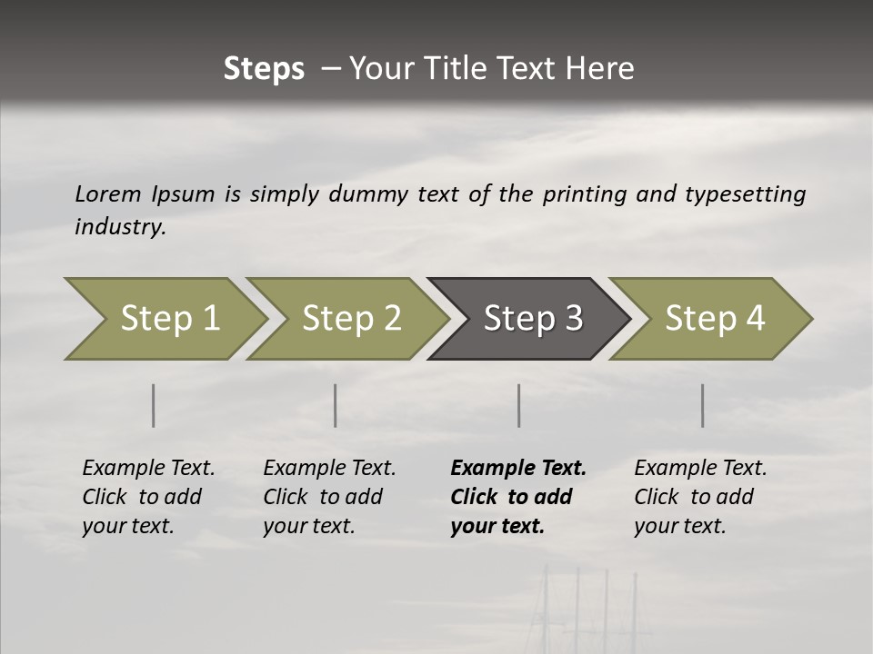 Background Summer Sea PowerPoint Template
