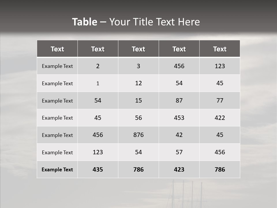 Background Summer Sea PowerPoint Template