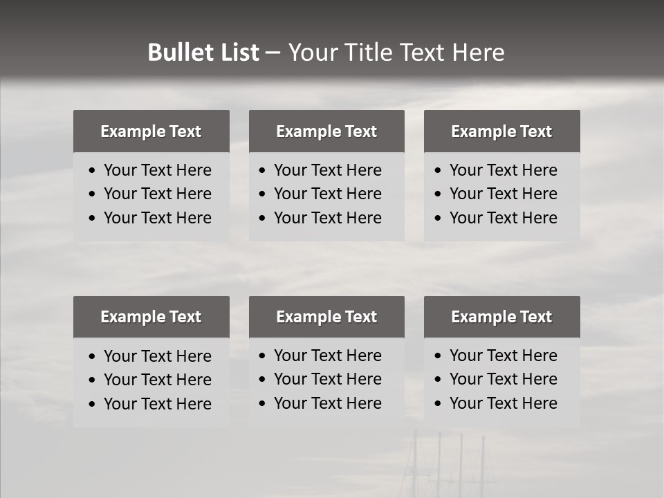 Background Summer Sea PowerPoint Template