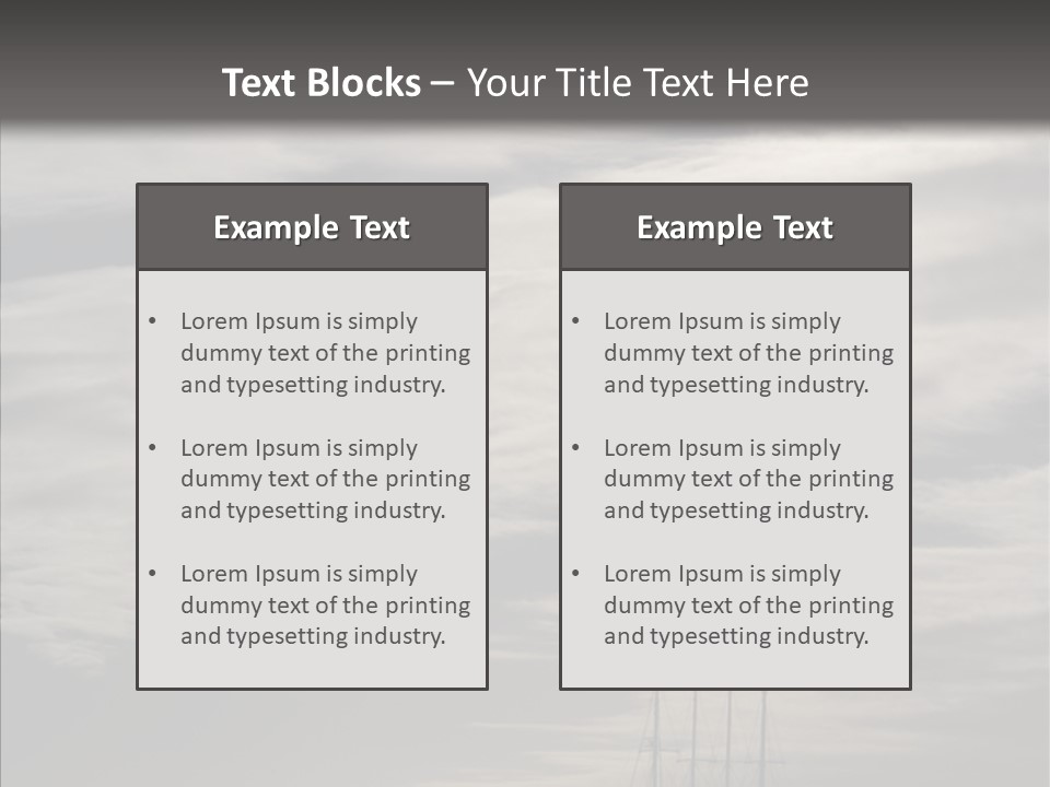 Background Summer Sea PowerPoint Template