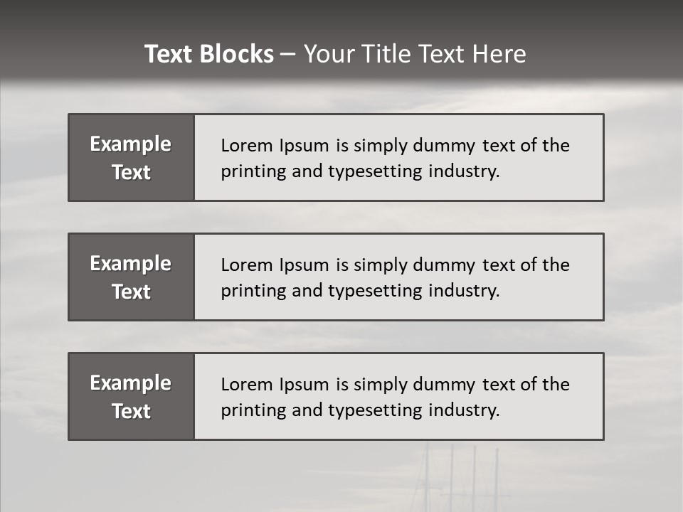 Background Summer Sea PowerPoint Template