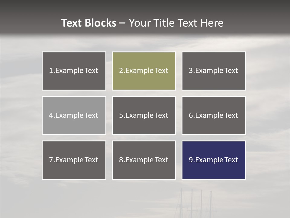 Background Summer Sea PowerPoint Template