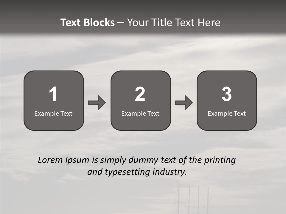 Background Summer Sea PowerPoint Template