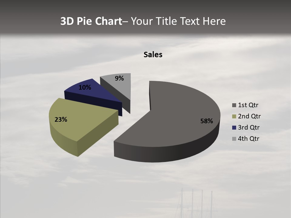 Background Summer Sea PowerPoint Template