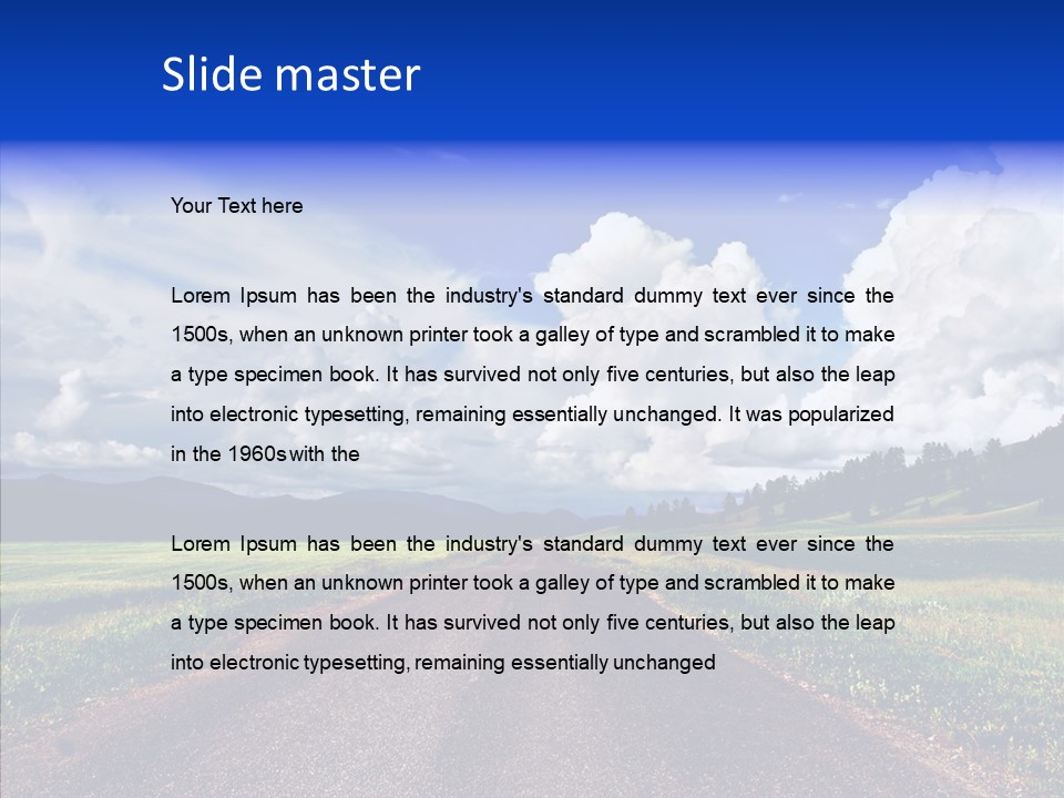 Way Russia Speed PowerPoint Template