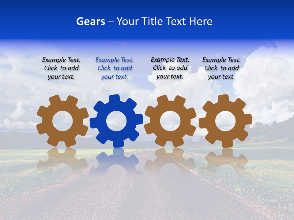 Way Russia Speed PowerPoint Template