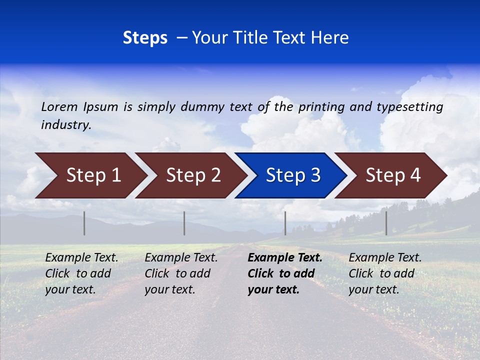 Way Russia Speed PowerPoint Template