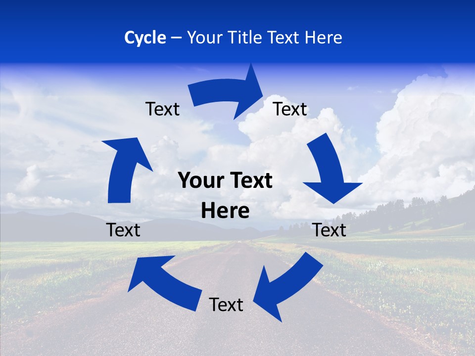 Way Russia Speed PowerPoint Template