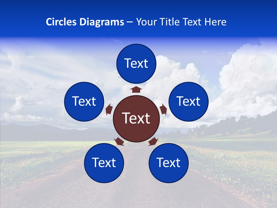 Way Russia Speed PowerPoint Template