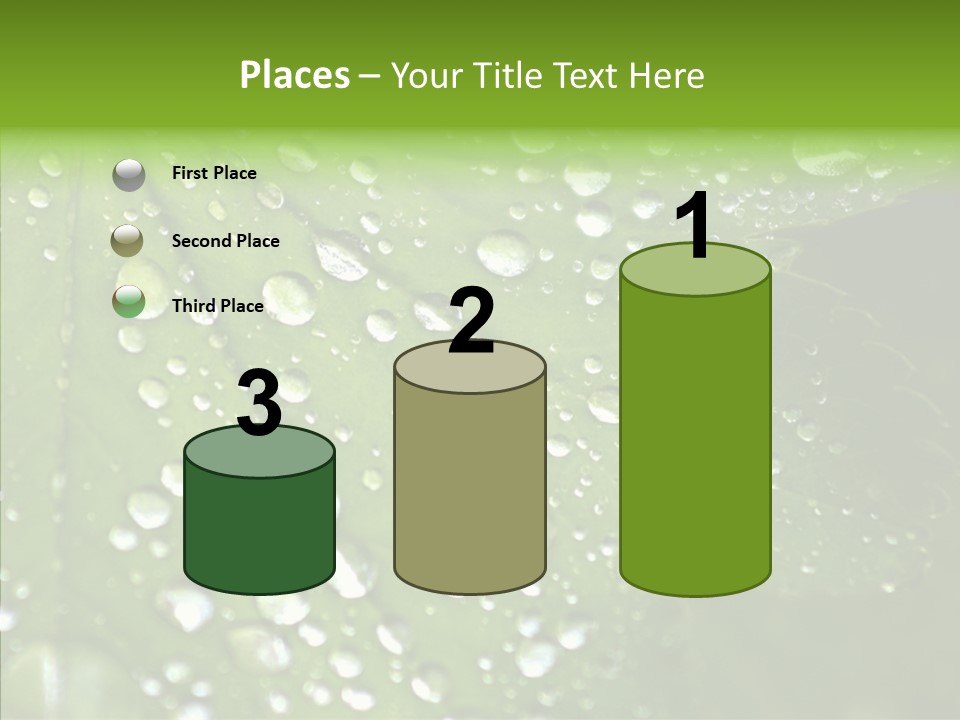 Clear Plant Bubble PowerPoint Template