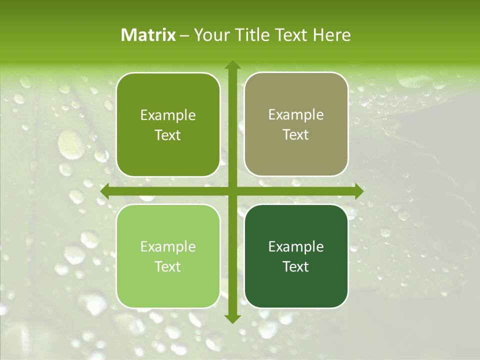 Clear Plant Bubble PowerPoint Template