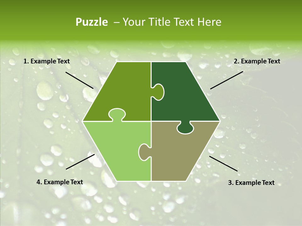 Clear Plant Bubble PowerPoint Template