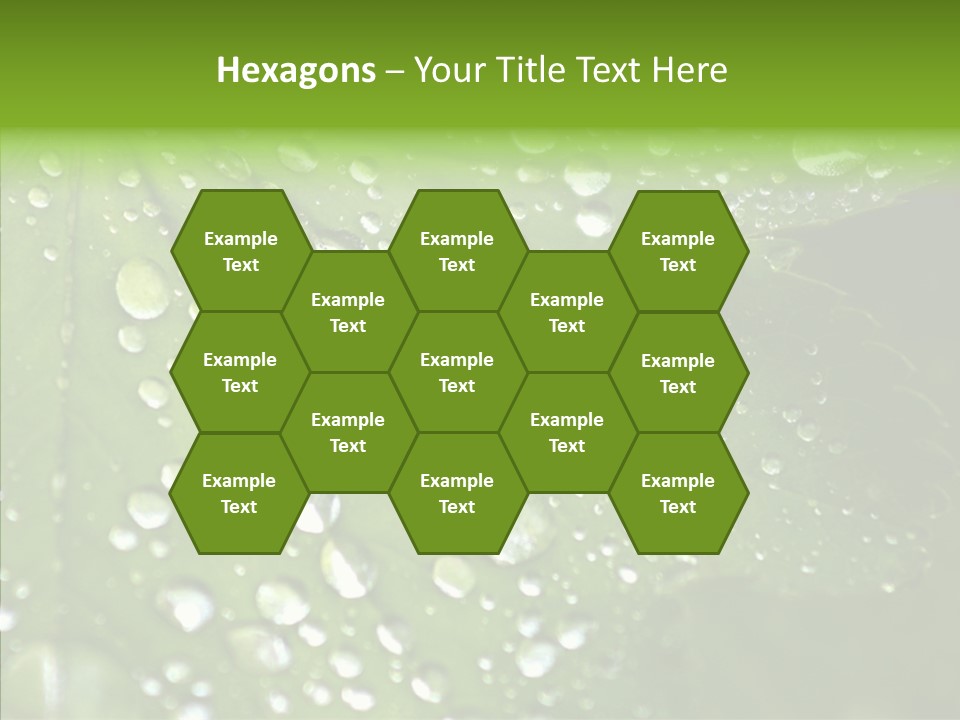 Clear Plant Bubble PowerPoint Template