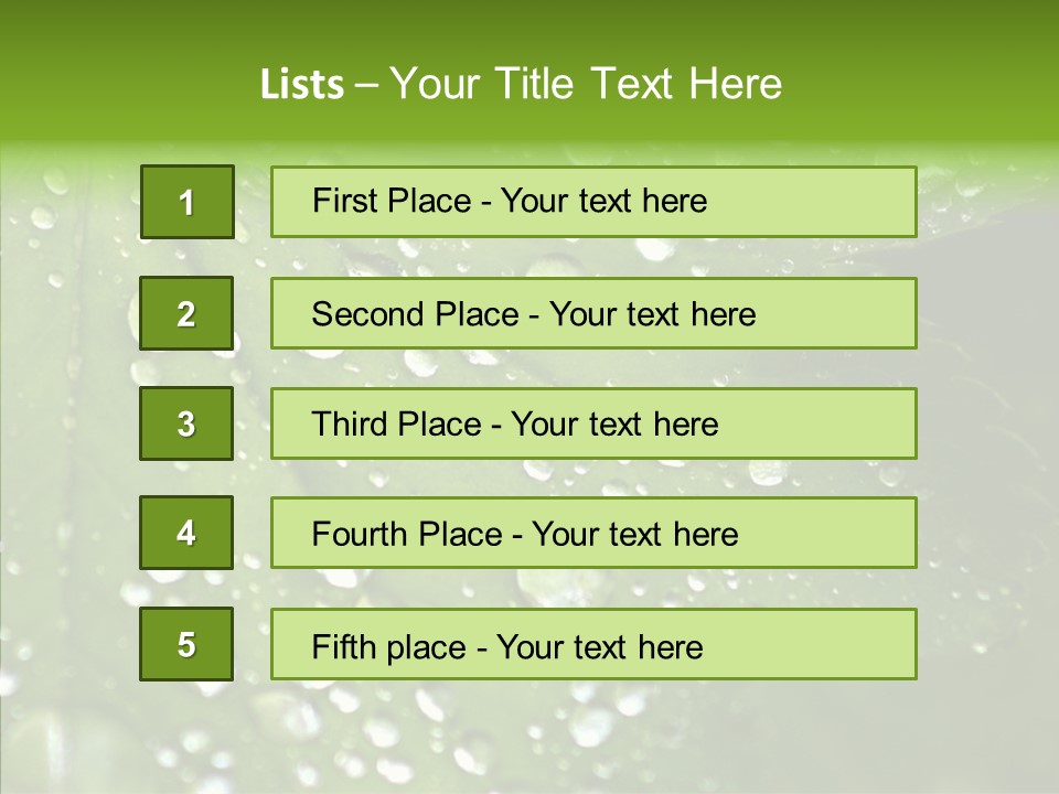 Clear Plant Bubble PowerPoint Template