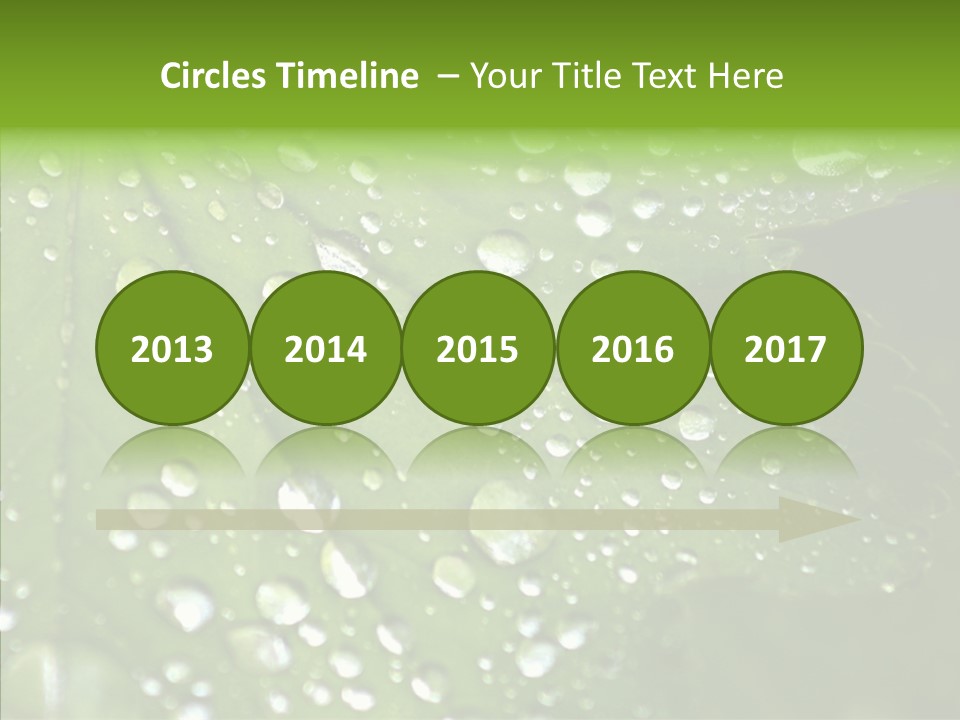 Clear Plant Bubble PowerPoint Template