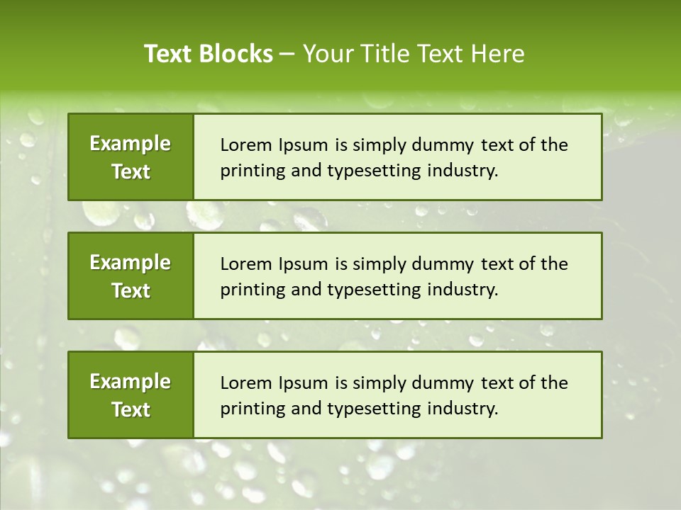 Clear Plant Bubble PowerPoint Template