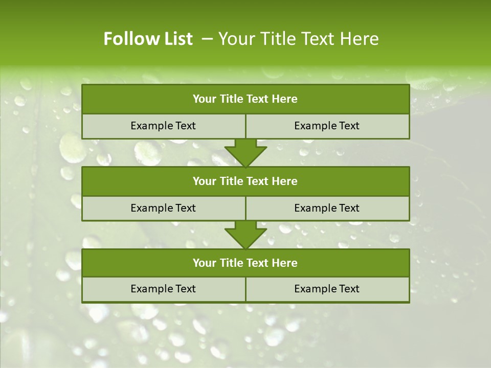 Clear Plant Bubble PowerPoint Template