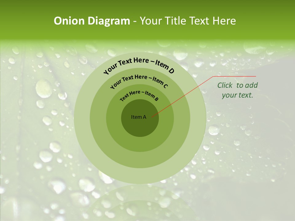 Clear Plant Bubble PowerPoint Template
