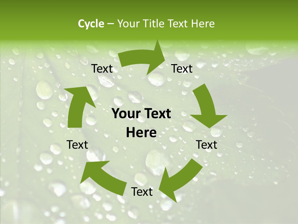 Clear Plant Bubble PowerPoint Template