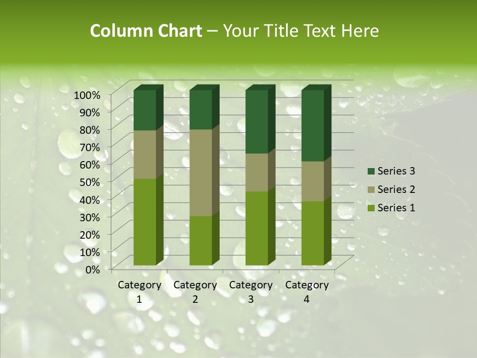 Clear Plant Bubble PowerPoint Template