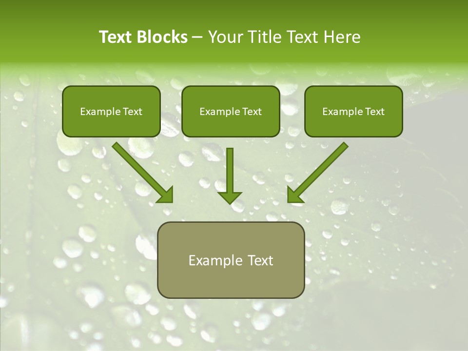 Clear Plant Bubble PowerPoint Template