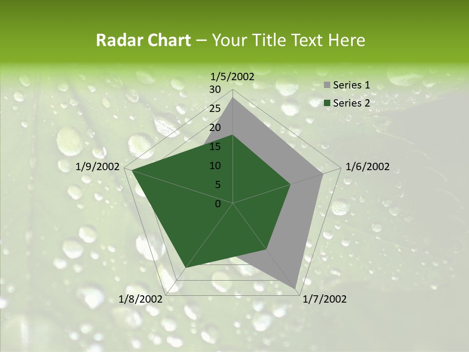 Clear Plant Bubble PowerPoint Template