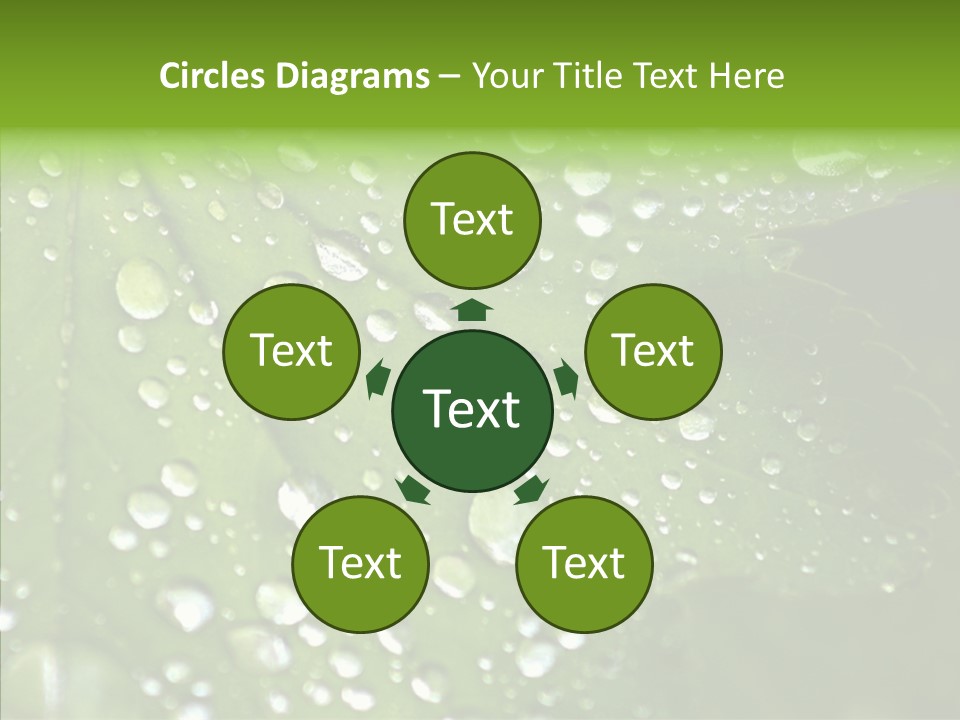 Clear Plant Bubble PowerPoint Template