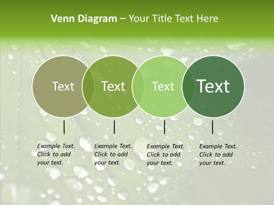 Clear Plant Bubble PowerPoint Template
