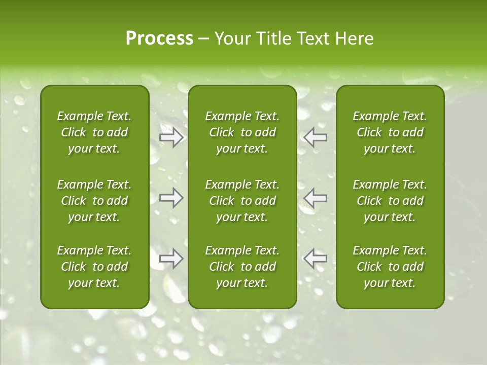 Clear Plant Bubble PowerPoint Template