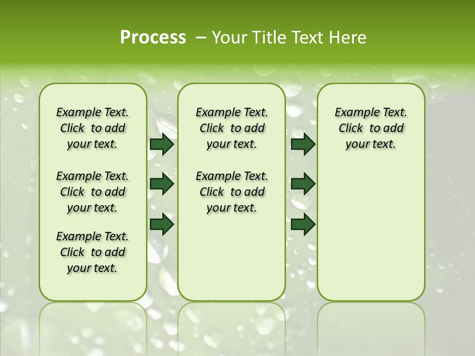 Clear Plant Bubble PowerPoint Template