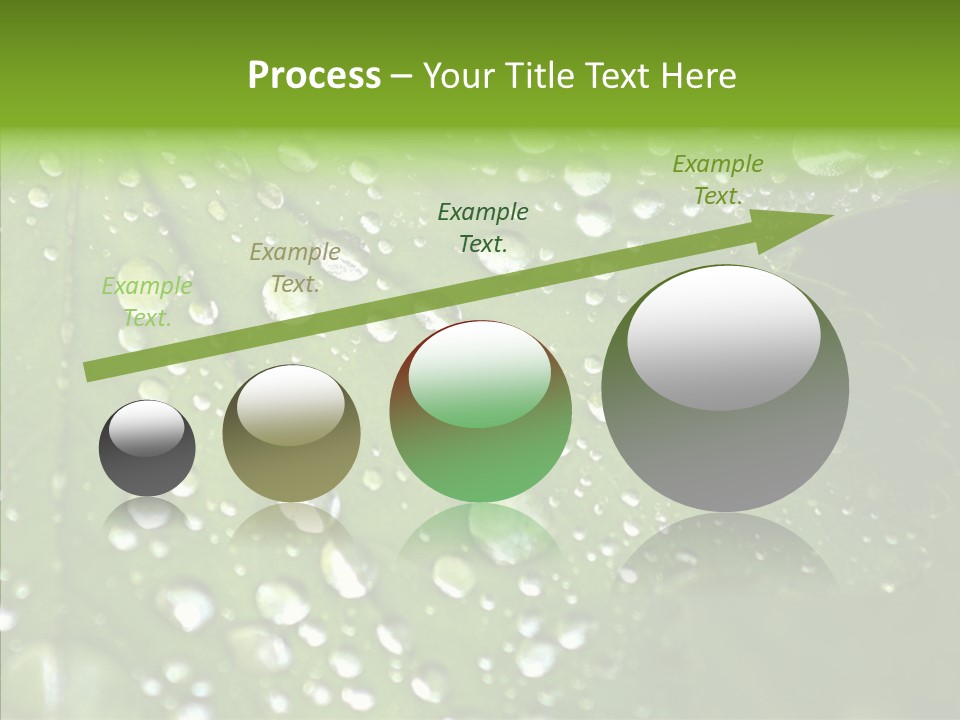Clear Plant Bubble PowerPoint Template