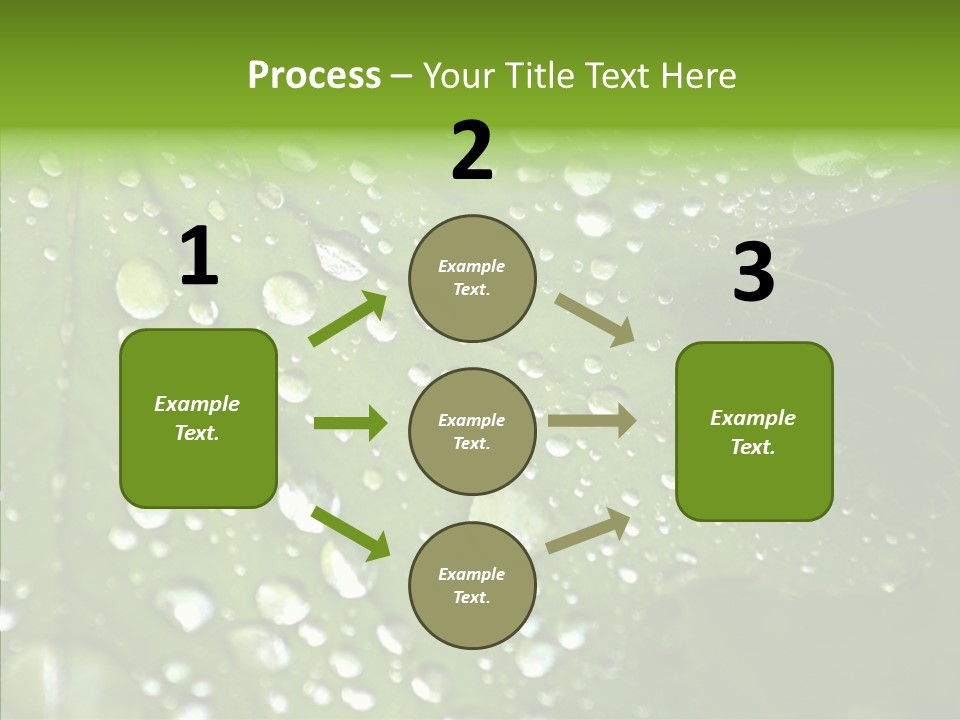Clear Plant Bubble PowerPoint Template