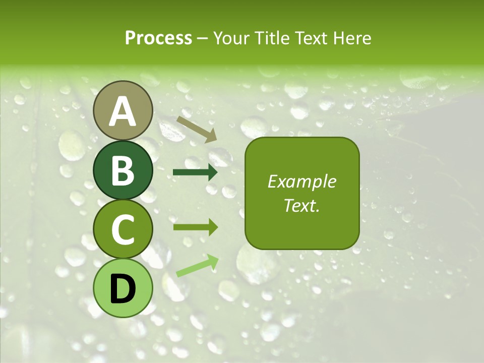 Clear Plant Bubble PowerPoint Template